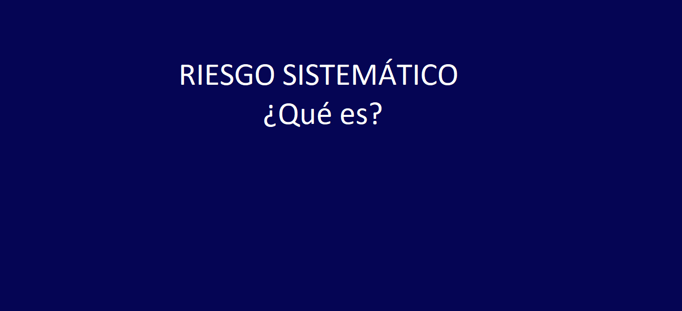 ¿Sabes lo que es exactamente el riesgo sistemático y cómo se mide?

Sígueme en instagram ac.academia.online

#MOF
#financiera
#Direcciónfinanciera
#riesgo
#beta