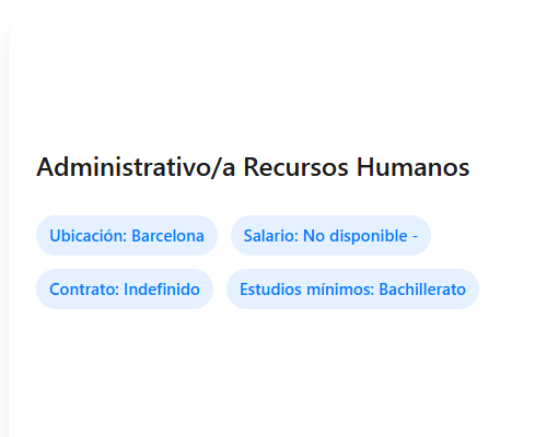 Administrativo/a Recursos Humanos