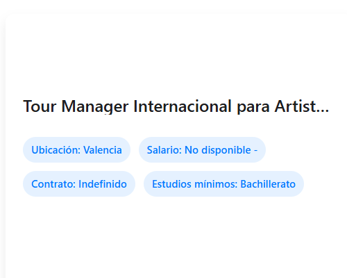 Tour Manager Internacional para Artista de Música Electrónica