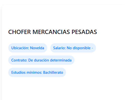 CHOFER MERCANCIAS PESADAS