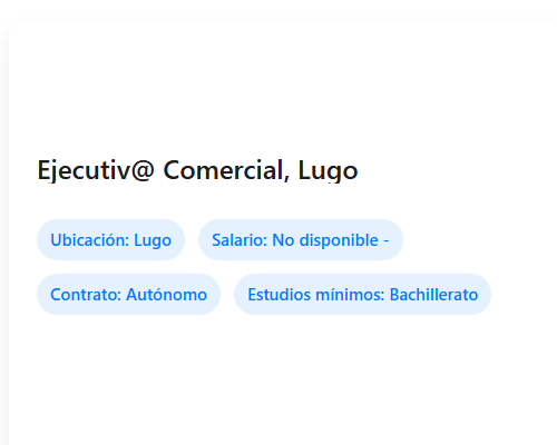 Ejecutiv@ Comercial, Lugo