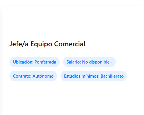 Jefe/a Equipo Comercial