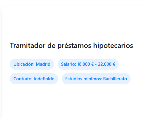 Tramitador de préstamos hipotecarios