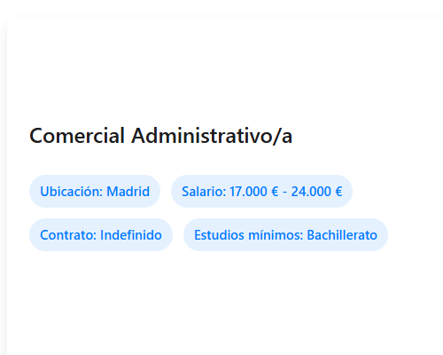 Comercial Administrativo/a