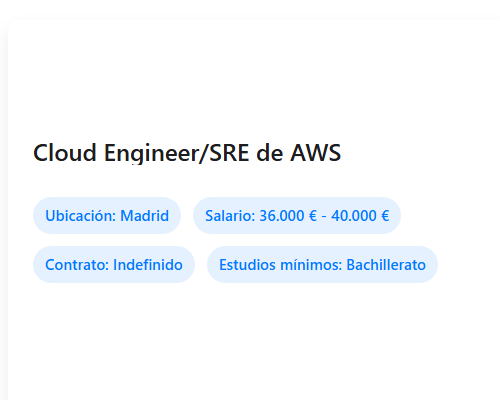 Cloud Engineer/SRE de AWS