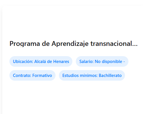 Programa de Aprendizaje transnacional (Alemania) en Mantenimiento y Mecatrónica Industrial