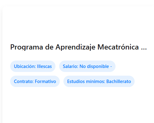 Programa de Aprendizaje Mecatrónica y Mantenimiento Industrial (Contrato de formación en Alternancia)