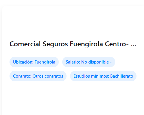 Comercial Seguros Fuengirola Centro- Lunes a Viernes (Bonus + Variable)