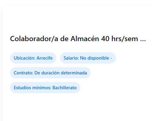 Colaborador/a de Almacén 40 hrs/sem (Temporal), IKEA Lanzarote.
