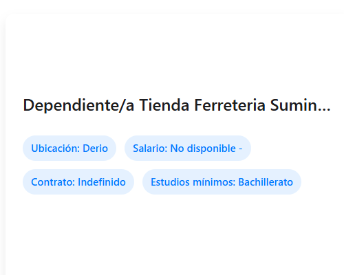 Dependiente/a Tienda Ferreteria Suministros