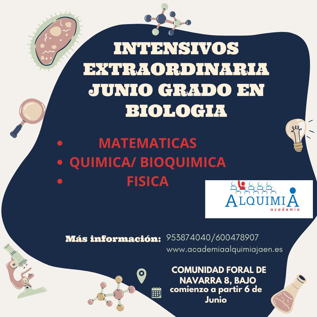 CURSOS INTENSIVOS CONVOCATORIA EXTRAORDINARIA DE JULIO