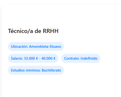 Técnico/a de RRHH