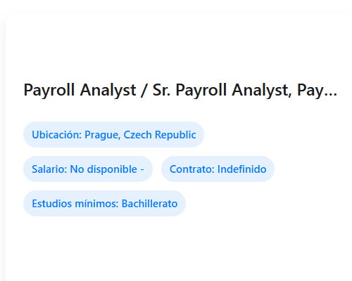 Payroll Analyst / Sr. Payroll Analyst, Payroll