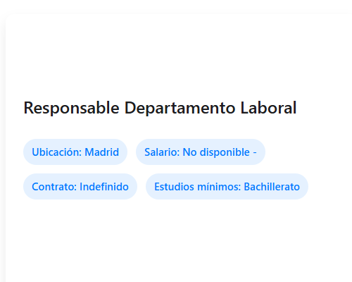 Responsable Departamento Laboral