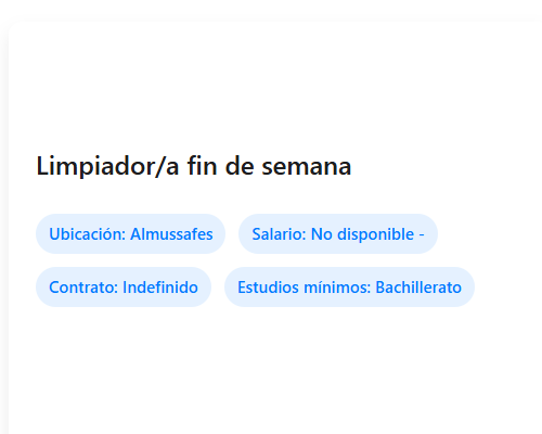 Limpiador/a fin de semana