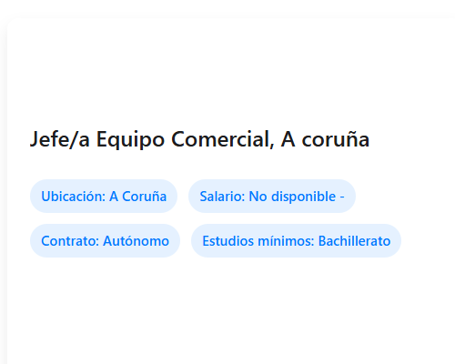 Jefe/a Equipo Comercial, A coruña