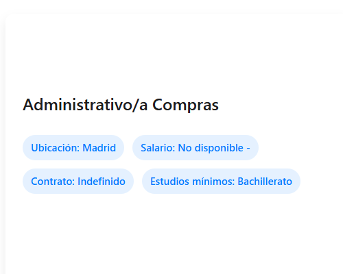 Administrativo/a Compras