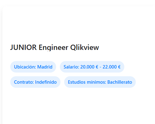 JUNIOR Engineer Qlikview