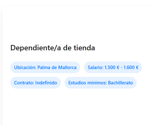 Dependiente/a de tienda