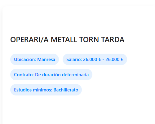 OPERARI/A METALL TORN TARDA