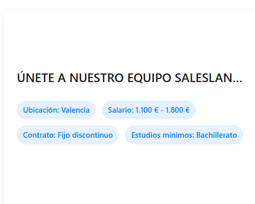 ÚNETE A NUESTRO EQUIPO SALESLAND EN CARREFOUR ! ELIGE TU CENTRO