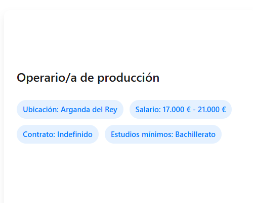 Operario/a de producción