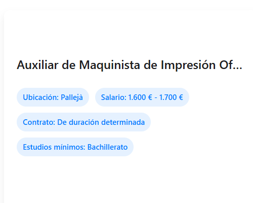 Auxiliar de Maquinista de Impresión Offset