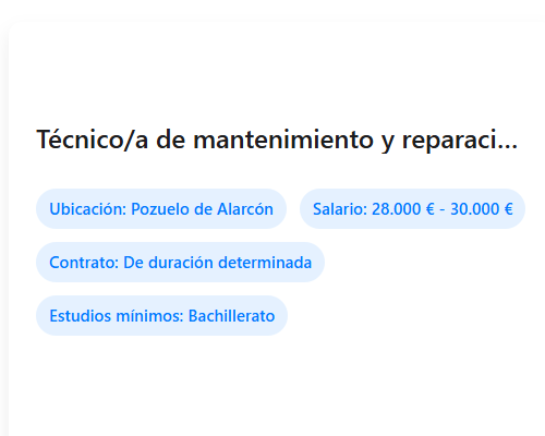 Técnico/a de mantenimiento y reparación