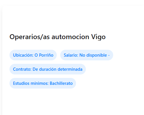 Operarios/as automocion Vigo