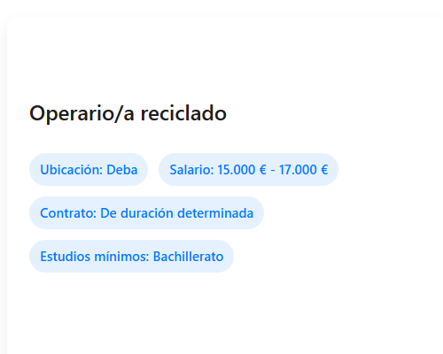 Operario/a reciclado