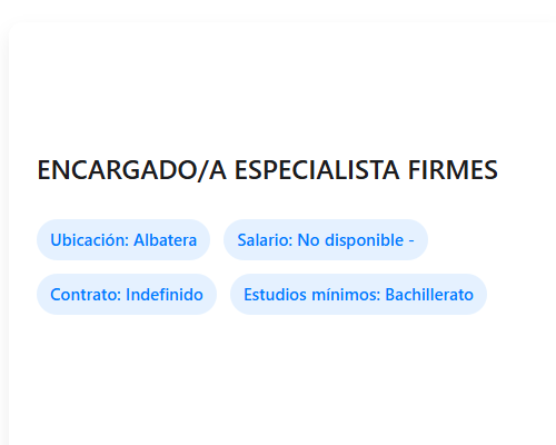 ENCARGADO/A ESPECIALISTA FIRMES