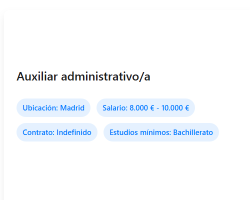 Auxiliar administrativo/a