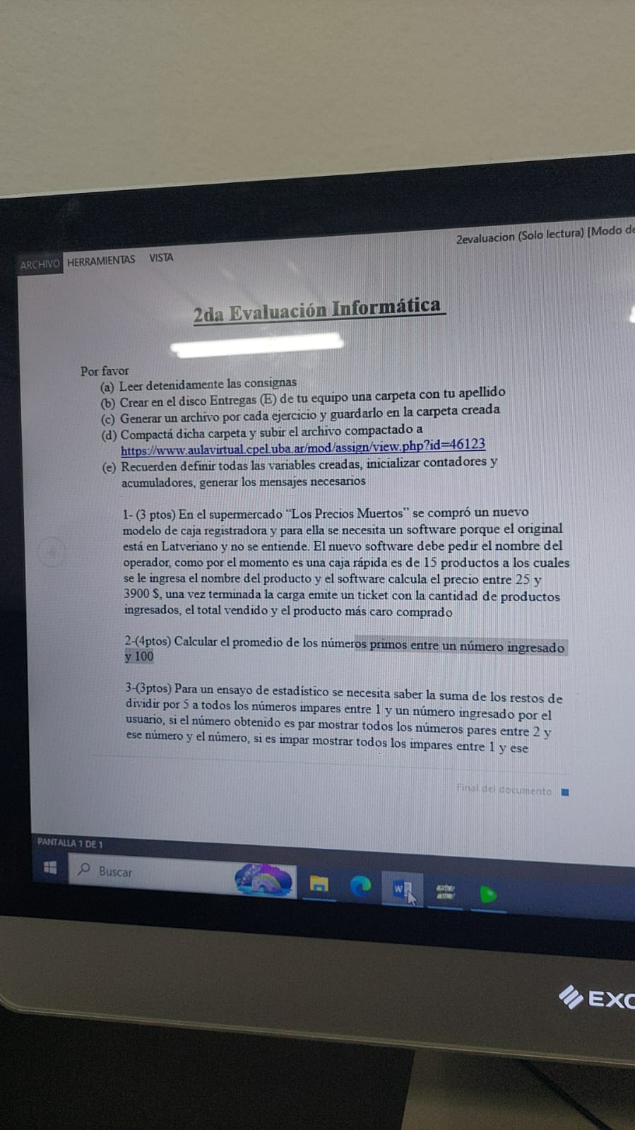 Prueba de Informática
