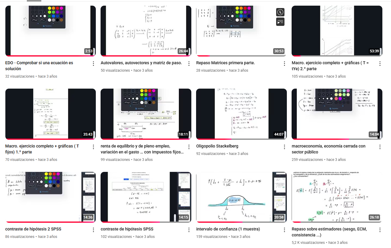 Doy clases particulares de Macro, tengo apuntes y miles de ejercicios de cuando terminé la carrera (2024). Podéis ver un video donde explico un ejercicio por si os es de interés: https://www.youtube.com/watch?v=s6sDQ1Y8tLM. Para contactarme prefiero que sea por aquí o a través de un comentario de YouTube. Un saludo