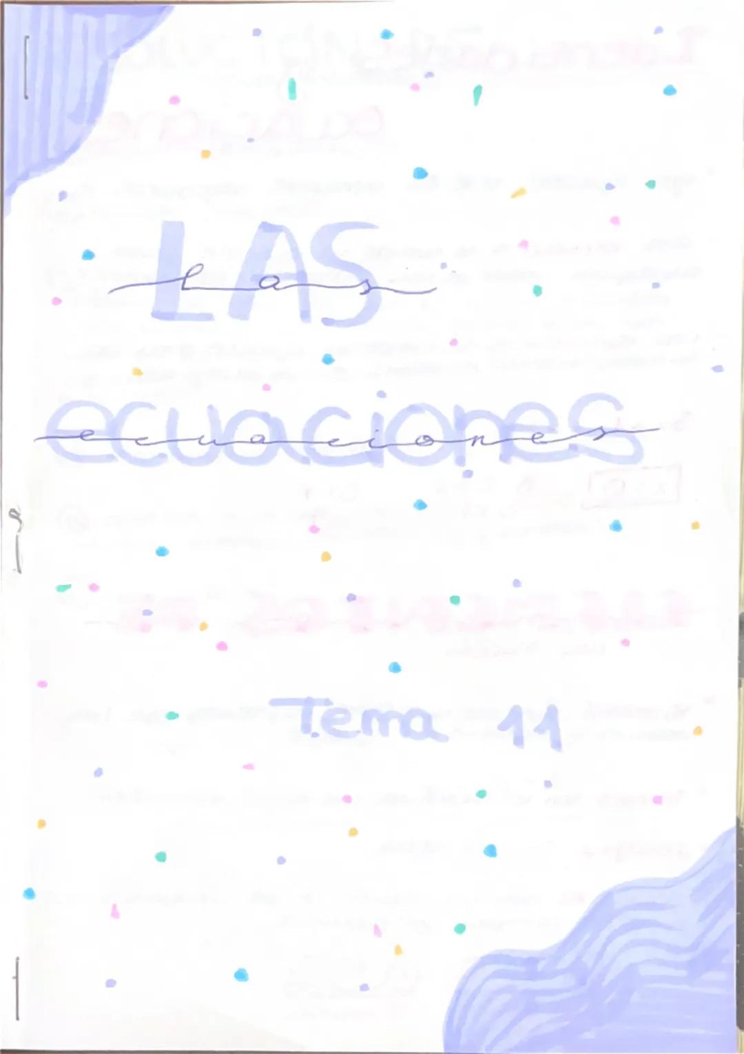 Os dejo unos apuntes como si fuera un librito sobre las ecuaciones➕➗