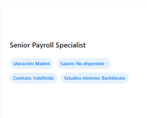 Senior Payroll Specialist