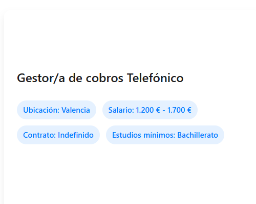 Gestor/a de cobros Telefónico