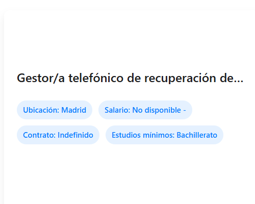 Gestor/a telefónico de recuperación de deuda (Contact Center - Servicing)