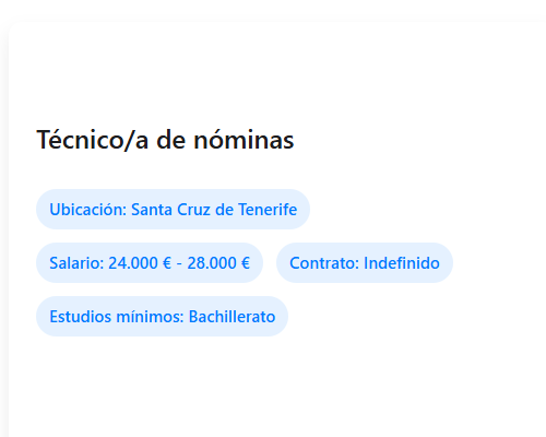 Técnico/a de nóminas
