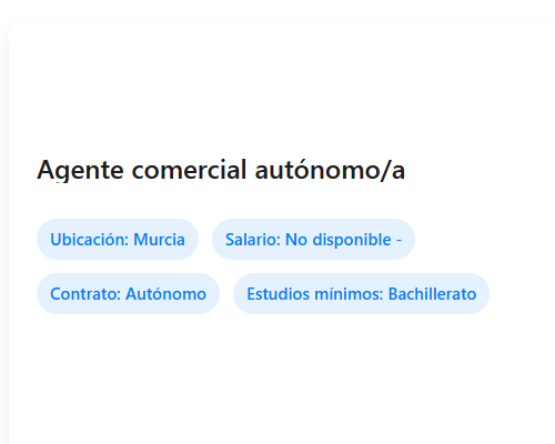 Agente comercial autónomo/a
