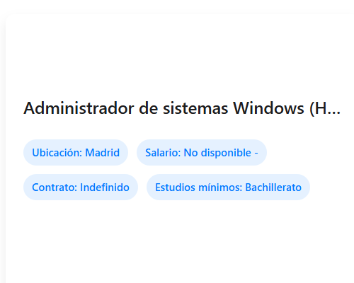 Administrador de sistemas Windows (H/M/X)