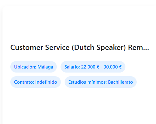 Customer Service (Dutch Speaker) Remote Work