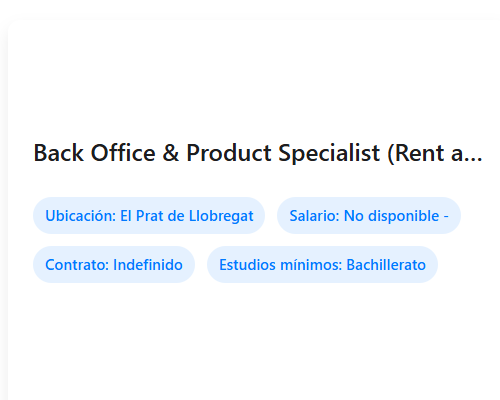 Back Office & Product Specialist (Rent a Car)