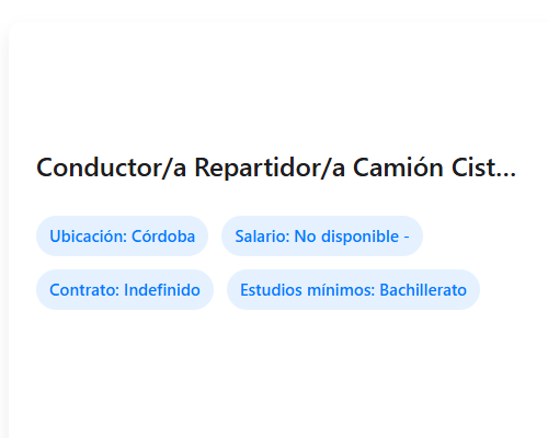 Conductor/a Repartidor/a Camión Cisterna de Cerveza en Córdoba