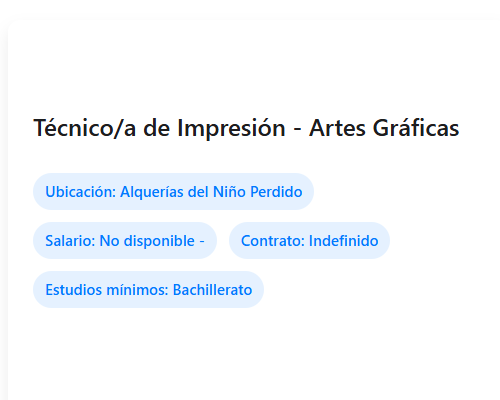 Técnico/a de Impresión - Artes Gráficas