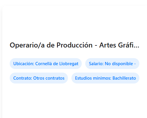 Operario/a de Producción - Artes Gráficas (Rotación 4to Turno)