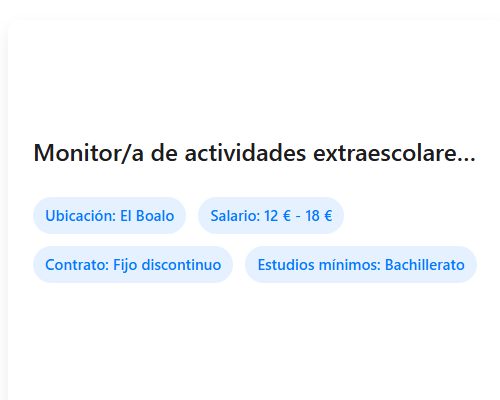 Monitor/a  de actividades extraescolares en Colegios
