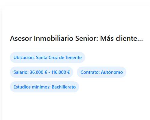 Asesor Inmobiliario Senior: Más clientes, menos estrés, mismo o más ingreso