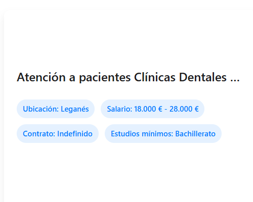 Atención a pacientes Clínicas Dentales - Soporte telefónico