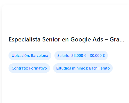 Especialista Senior en Google Ads – Grandes Cuentas
